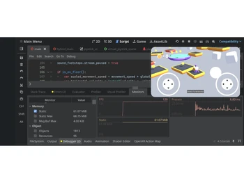 Godot Engine-monitors