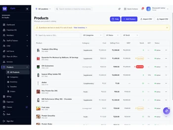 MyGymDesk products