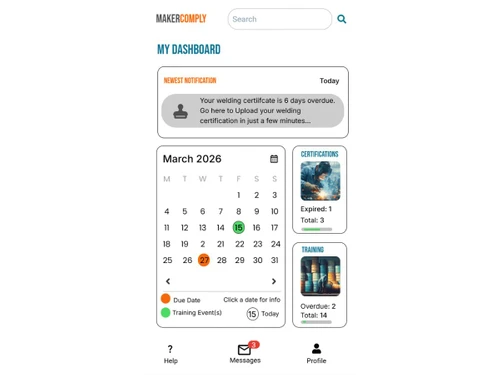 MakerComply messages