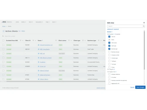 IRIS Elements-active client