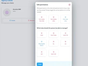 Missinglettr permissions