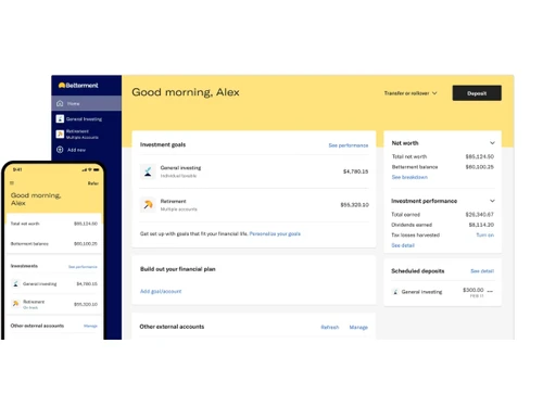 Betterment-dashboard