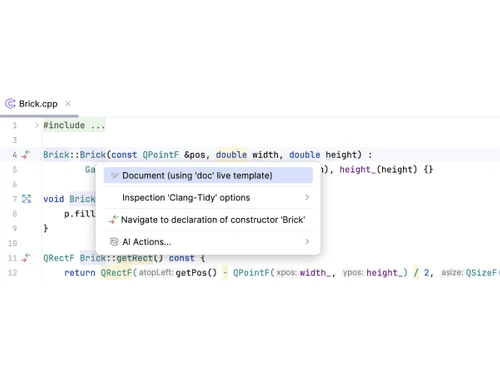 CLion-editor