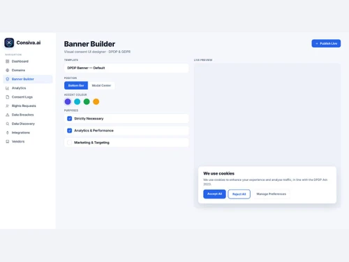 Consiva AI banner builder