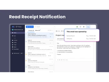 Titan Email-read receipts