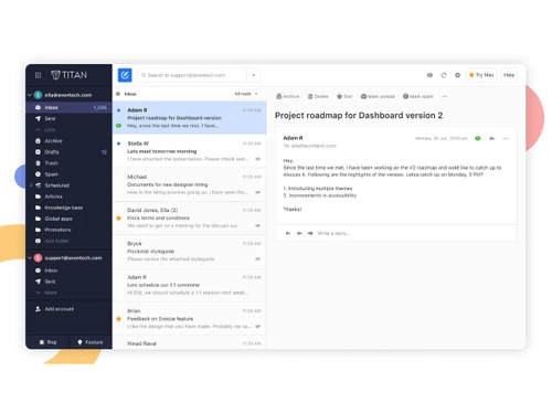 Titan Email-web client