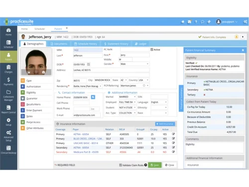 PracticeSuite-patient profile