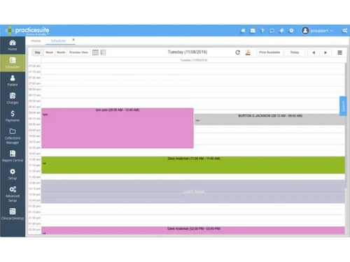 PracticeSuite-scheduler