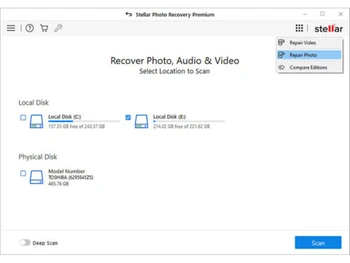Stellar Photo Recovery Repair