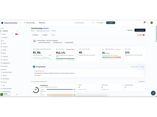ConnecTribe dashboard