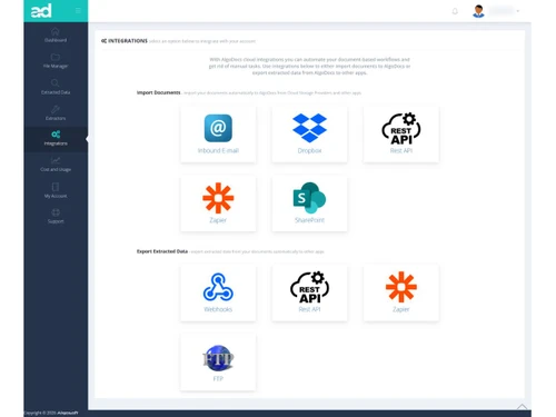 Algodocs integration