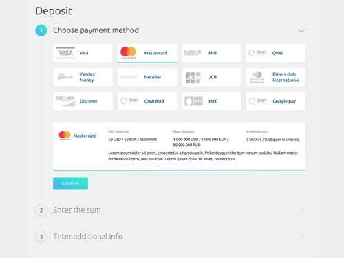 UpTrader Deposit