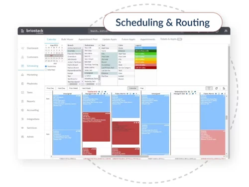 Briostack-scheduling