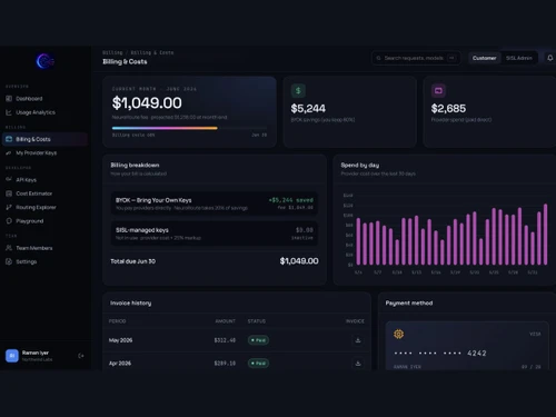 NeuroRoute billing and cost