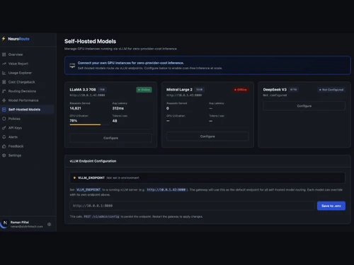 NeuroRoute self hosted