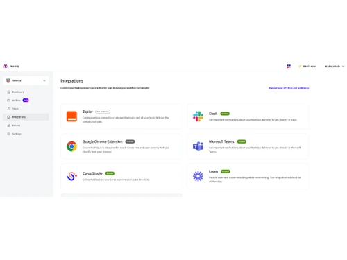 MarkUp-integrations