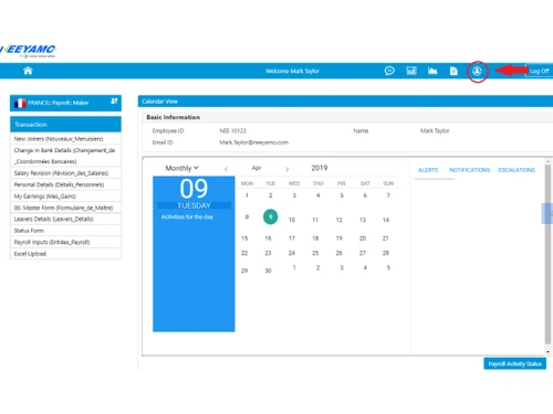 Neeyamo-calendar view