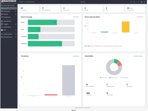 BackBox-dashboard