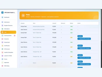 SkoolBook fees management