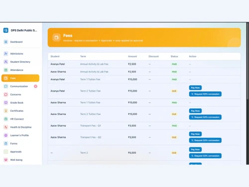 SkoolBook fees management