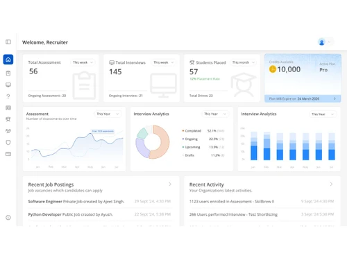 SkillBrew AI dashboard