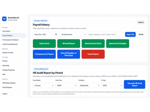 SmartHMIS payroll
