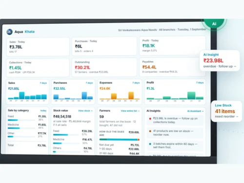 AquaKhata dashboard