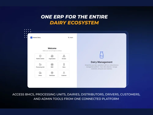 Hamari Dairy dashboard