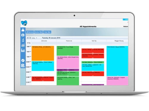 avengersoft dental software-appointments