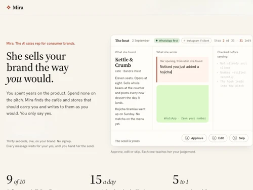 Mira Dashboard