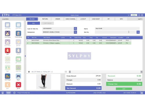 ETP dashboard