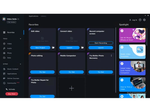movavi video suite-recording
