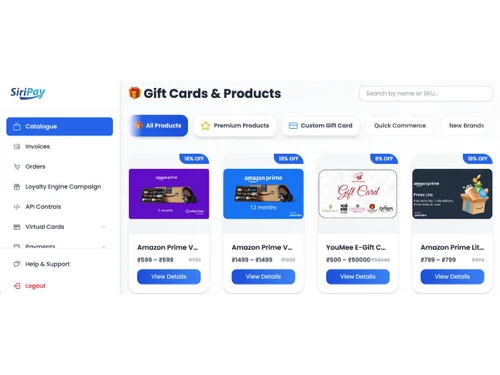 LoyaltyX gift cards