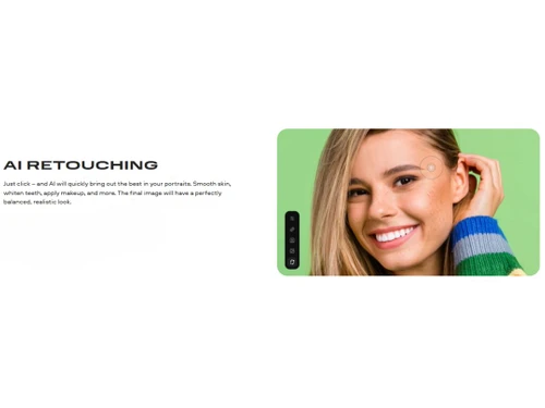 Movavi AI retouching