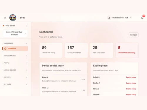 Heyo dashboard