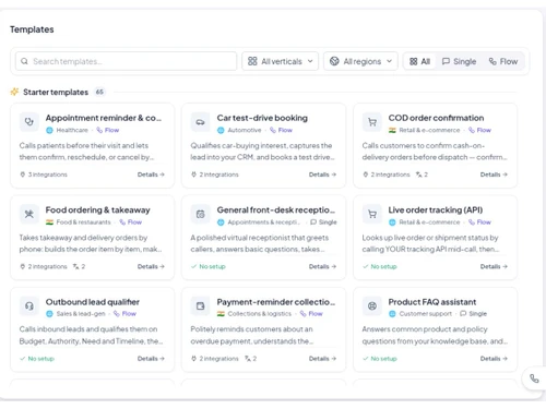 Telenow templates