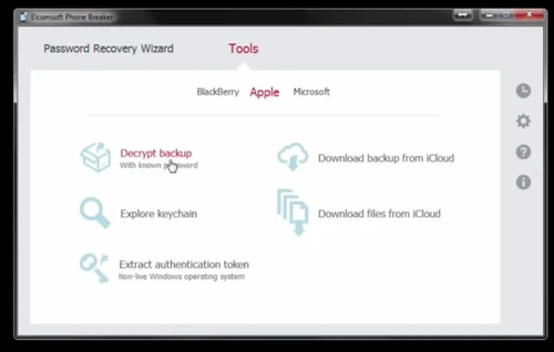 ELcomsoft Mobile Forensic 2