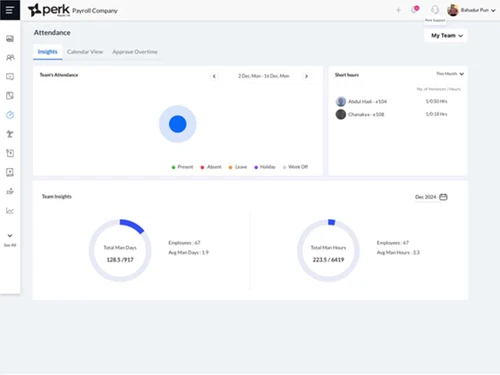 perk-payroll attendance
