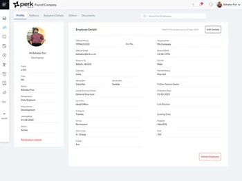 perk-payroll employee