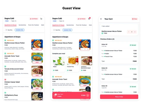 Tablefloo Menu