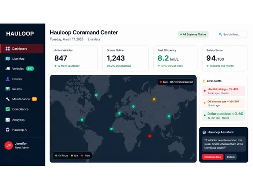 Hauloop dashboard