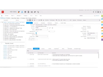 Infor Optiva-Instruction
