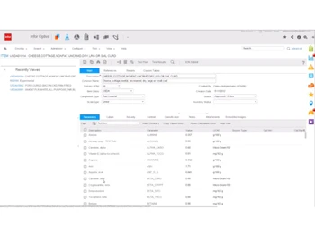 Infor Optiva-Item