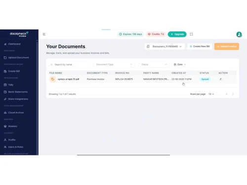 Docsynecx dashboard