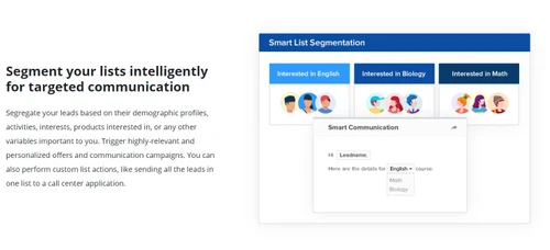 leadsquared smart list segmentation