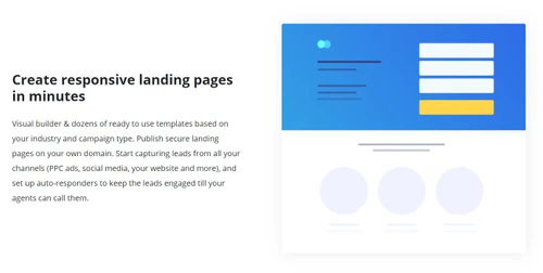 leadsquared creat responsive landing pages