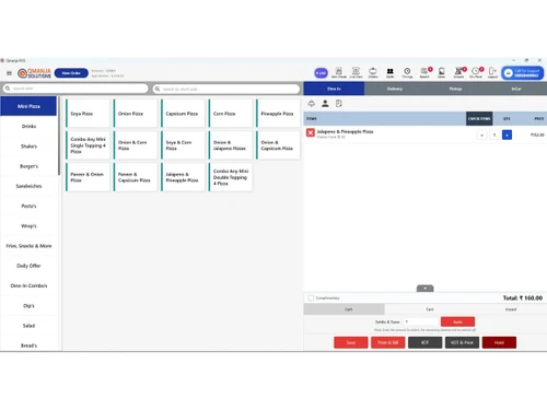 Qmanja POS dashboard