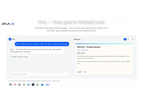 Piax AI features