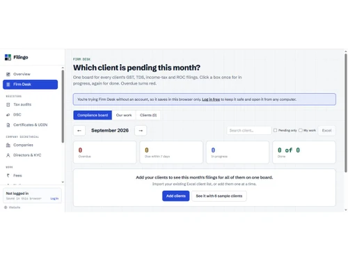 Filingo clients