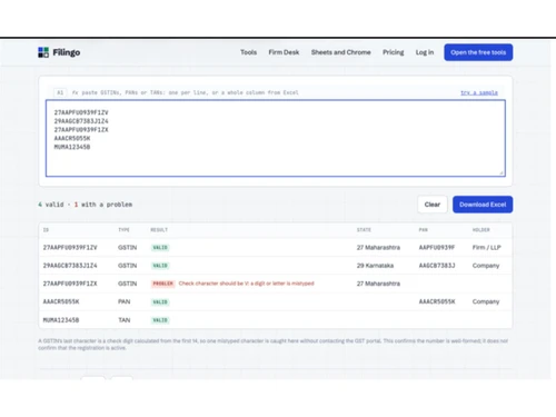 Filingo datasheet